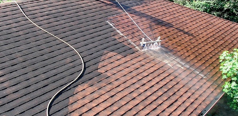 Crosby roof cleaning